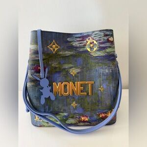LOUIS VUITTON Masters Jeff Koons Monet Neonoe Bucket Bag Handbag Bag